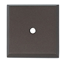 A611-14 CHBRZ - 1-1/4" Square Backplate - Chocolate Bronze