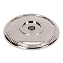 A1563 PN - Classic Traditional - Backplate for Knob A1561 - Polished Nickel