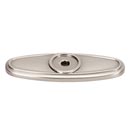 A1565 SN - Classic Traditional - Knob Backplate - Satin Nickel