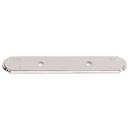 A1568-3 PN - Classic Traditional - Backplate for 3"cc Pull - Polished Nickel