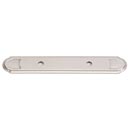 A1568-3 SN - Classic Traditional - Backplate for 3"cc Pull - Satin Nickel