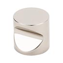 A823-34 PN - Contemporary I - 3/4" Cabinet Knob - Polished Nickel