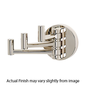 A8385 PN - Contemporary I - Swivel Robe Hook - Polished Nickel