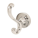 A8399 PN - Contemporary I - Double Robe Hook - Polished Nickel