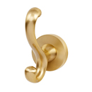 A8399 SB - Contemporary I - Double Robe Hook - Satin Brass