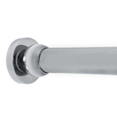 36" Shower Rod - Contemporary Round - Polished Chrome
