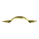 A2325-4 PB/NL - Hickory - 4" Cabinet Pull - Unlacquered Brass
