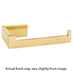 A6466R PB/NL - Linear - Right Hand Tissue Holder - Unlacquered Brass