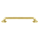 A7724/A0012 PB/NL - Nicole - 12" Grab Bar - Unlacquered Brass