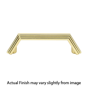 A427-35 PB/NL - Nicole - 3.5" Cabinet Pull - Unlacquered Brass