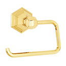 A7766 PB - Nicole - Euro Tissue Holder - Polished Brass