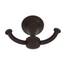 A6684 - Royale - Double Robe Hook - Chocolate Bronze