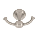 A6684 - Royale - Double Robe Hook - Satin Nickel