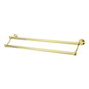 A6625-24 - Royale - 24" Double Towel Bar - Unlacquered Brass
