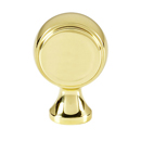 A980 - Royale - 7/8" Cabinet Knob - Polished Brass