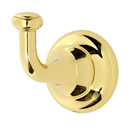 A6680 - Royale - Robe Hook - Unlacquered Brass