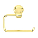 A6666 - Royale - Single Post Tissue Holder - Unlacquered Brass