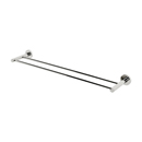 A8325-24 PN - Contemporary I - 24" Double Towel Bar - Polished Nickel