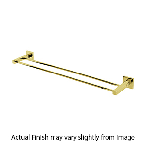 A8425-30 PB/NL - Contemporary II - 30" Double Towel Bar - Unlacquered Brass