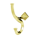 A7199 - Spa Collection II - Robe Hook - Unlacquered Brass