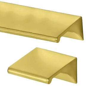 Arched Tab Pulls - Unlacquered Brass