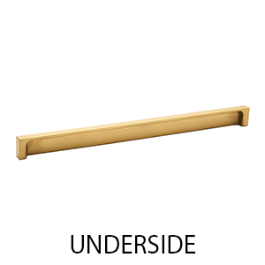 A440-12 PB/NL - Tempo - 12" Cabinet Pull - Unlacquered Brass