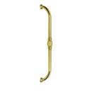 D234-12 PB/NL - Tuscany - 12" Appliance Pull - Unlacquered Brass