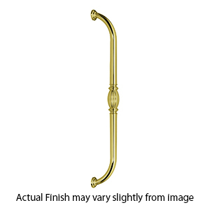 D234-18 PB/NL - Tuscany - 18" Appliance Pull - Unlacquered Brass