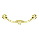 A233-6 PB/NL - Tuscany - 6" Bail Pull - Unlacquered Brass