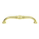 A234-4 PB/NL - Tuscany - 4" Cabinet Pull - Unlacquered Brass