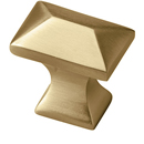 MT2232-035 MSB - Pyramid Cabinet Knob - Satin Brass