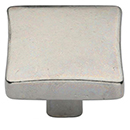 3678.114 - Ashley Norton - Square Puffed 1.25" Knob - White Bronze