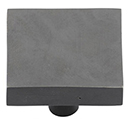3897.114 - Ashley Norton - Square Disc 1.25" Knob - Dark Bronze