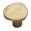 3927 - Ashley Norton - Round Stone Knob - Natural Bronze