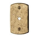 CKB.CV - Ashley Norton - Curved Cabinet Knob Backplate - Natural Bronze