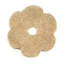 CKB.FW - Tuscany - Flower Knob Backplate - Natural Bronze