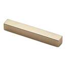 357.4 - Rustic Cube - Cabinet Pull 4.25" - Natural Bronze