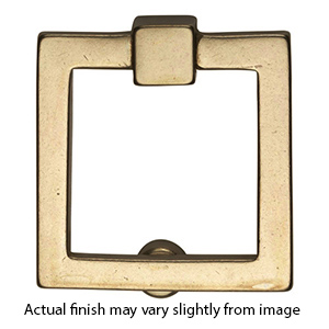 6356 - Ashley Norton - Square Drop Pull 2.5" - Natural Bronze