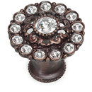 Cache - Large Round Knob w/Multiple Crystals