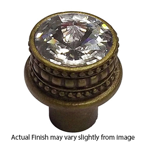 Cache - Medium Round Knob w/18mm Crystal