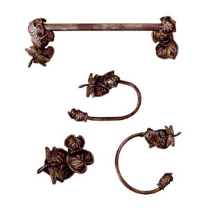Dragon Fly & Lily Pad - Renaissance Bronze