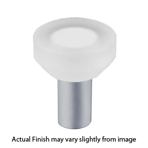 D9324 - Acrylic Collection - 15/16" Knob - White
