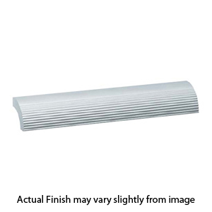 21036-99 - Curved Ribbed Pull 8-13/16" cc - Satin Aluminum