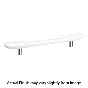 D103128 - Acrylic Collection - 5 1/16"cc Pull - White