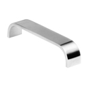 19100-38 - Flat Pull 3.75" cc - Brushed Stainless Steel