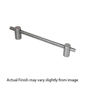 8061-38 - Adjustable Pedestal Pull 7-9/16" cc - Brushed Stainless Steel