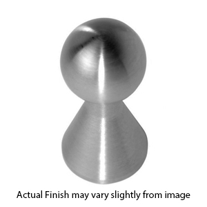 9308-38 - 1/2" Cabinet Knob - Brushed Stainless Steel