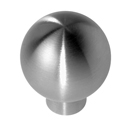 9393-38 - 13/16" Cabinet Knob - Brushed Stainless Steel