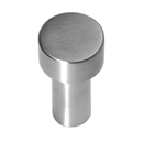 9640-38 - 9/16" Cabinet Knob - Brushed Stainless Steel