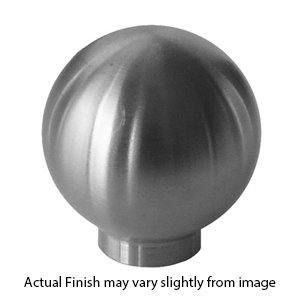 10011-38 - 1-3/16" Cabinet Knob - Brushed Stainless Steel